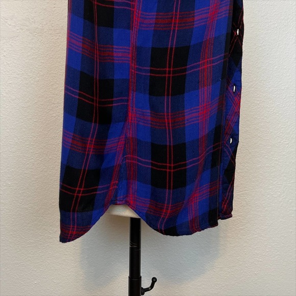 Rails Hunter Button Down Plaid Electric Blue Small - Picture 10 of 14